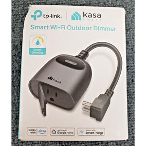 Kasa Outdoor Smart Dimmer Plug IP64 for String Lights Alexa Google 2.4GHz KP405